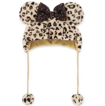 미니 레오파드 무늬 팬캡 모자