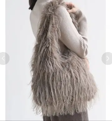 인조 모피 백 2개 새상품