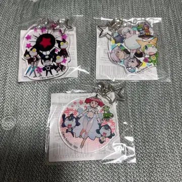 개구리 중사 케로로 온라인 복권 아크릴 키링 3종