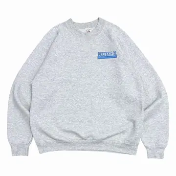 90s 빈티지 맨투맨 USA 댈러스 기업 로고 래글런 슬리브