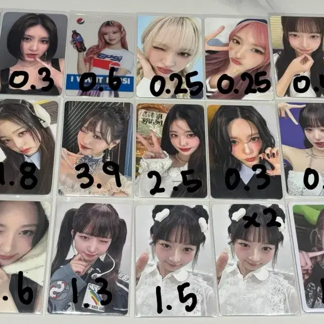 최저가 ) 아이브 앨범 미공포 럭드 포카 판매 양도 일레븐 러브다이브