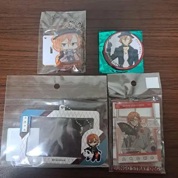 나카하라 츄야 캔뱃지 아크릴 스탠드 키링 문호 스트레이독스