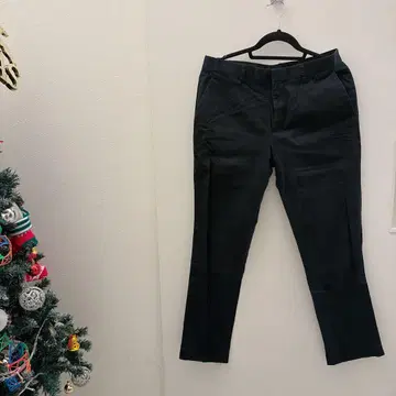 블랙 핏 치노 팬츠 BLACK Express 클래식 핏 팬츠