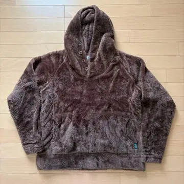 새상품급 Gohemp 헴프 보아 플리스 후드티 브라운 M