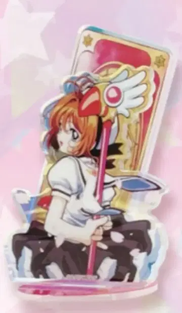 카드캡터 사쿠라 25 디오라마 아크릴 스탠드 크로우 카드 패턴