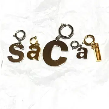 SACAI 알파벳 참 키링 새상품 사카이 액세서리