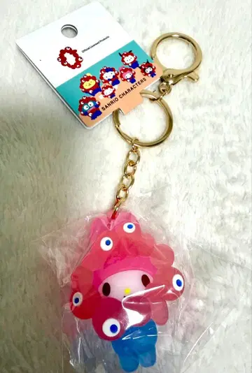 만박 미야쿠미야쿠 변신 입체 마스코트 컬러 키링 마이멜로디 클리어