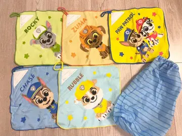 파우 패트롤 루프 포함 타월 5종 세트