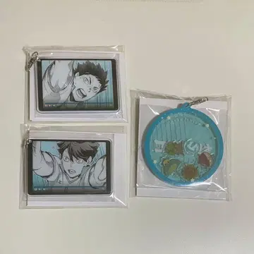 하이큐 아오바죠사이 오이카와 이와이즈미 키링 모음