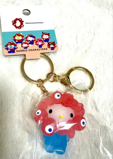 만박 미야쿠미야쿠 변신 입체 마스코트 컬러 키링 헬로키티 클리어