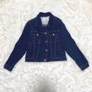 레이 카즌 데님 자켓 G 걸리시 캐주얼 겉옷 숏 기장