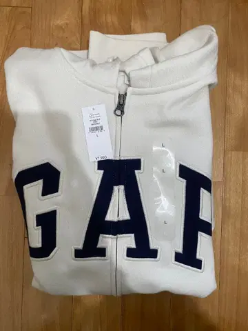 갭 지퍼 후드티