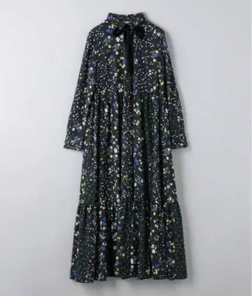 [ UNITED ARROWS ] 플라워 프린트 롱 원피스.
