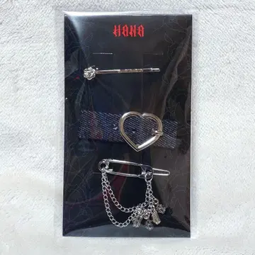 [ 미개봉 새상품 ] HANA BAD LOVE 헤어핀 세트