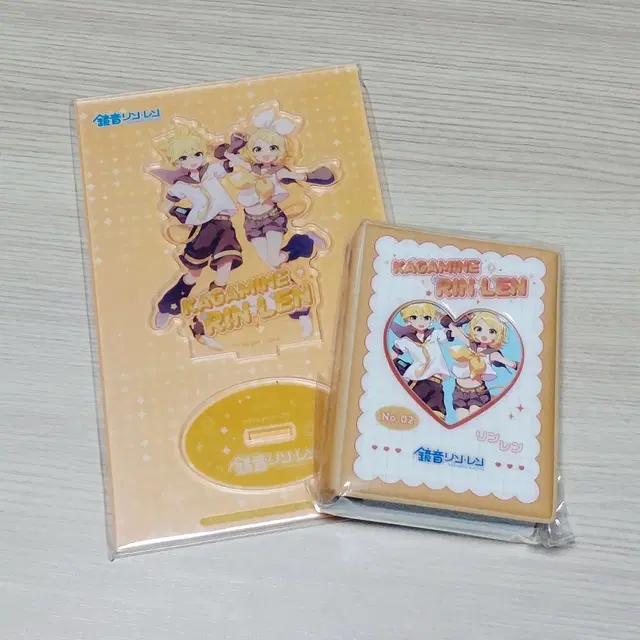 [일괄] 보컬로이드 보카로 카가미네 린렌 팝업 아크릴 스탠드 , 바인더