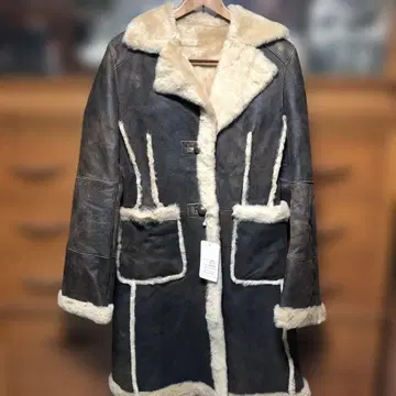 ISHIHAMA 이시하마 가죽 코트 무스탕 B-3