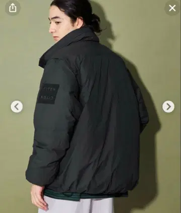 USED CITEN TAION 2023AW 몬스터 다운 아우터 블랙