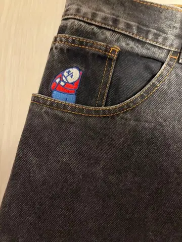 구 로고 빅 보이 블랙 데님 M 사이즈