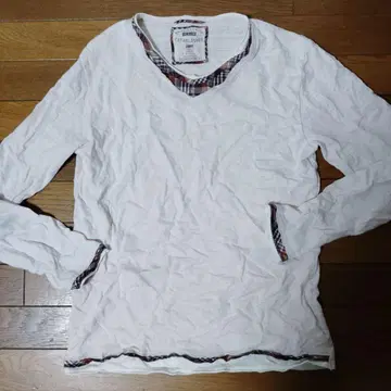 ESTABLISHED V넥 긴팔 티셔츠 L