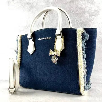 Samantha Vega 사만사 베가 데님 2way 숄더백 참