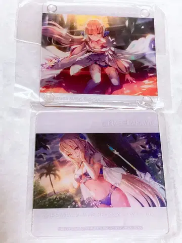 헤븐 번즈 레드 헤브반 카페 시라카와 유이나 아크릴 코스터 미사용