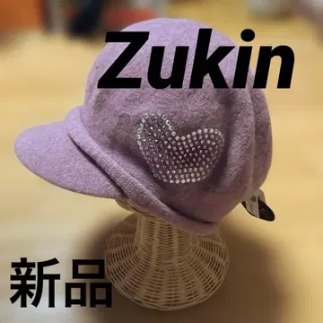 스와로브스키 하트 모티브 옅은 핑크 캡 새상품