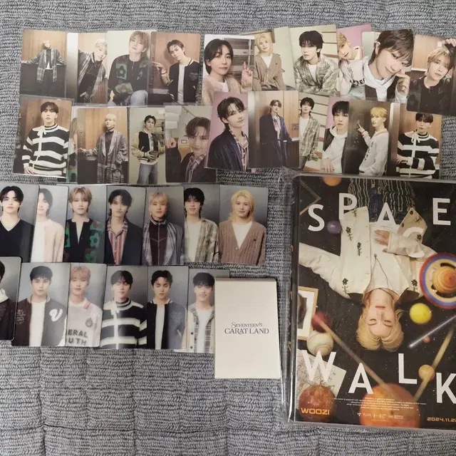 세븐틴 2024 캐랜 랜덤포카, 랜티큘러 포카, 우지 생일박스 판매