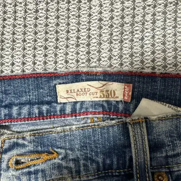 리바이스 Levi's relaxed boot cut 550 데님 팬츠