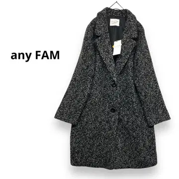 정가 19,800엔 any FAM 트위드 체스터 코트