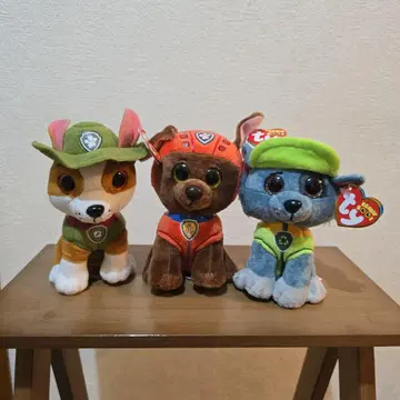 파우 패트롤 ty 봉제 인형 3세트