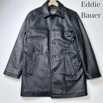 컨디션 최상 Eddie Bauer 카우하이드 퀼팅 코트 M 사이즈 상당