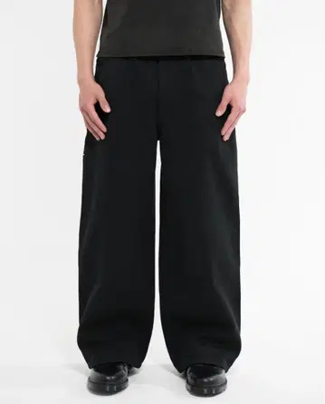 asapmode Stacked Canvas Wide-Leg Pants