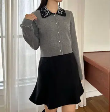 스나이델 비쥬 컬러 니트 가디건