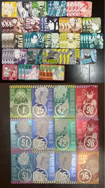 괴수 8호전 아트 코스터 해방전력 엽서 컬렉션