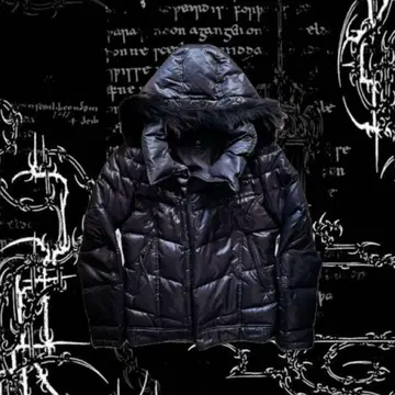 헤이세이 퍼 다운 시크 스타일 갸루 y2k 00s archive