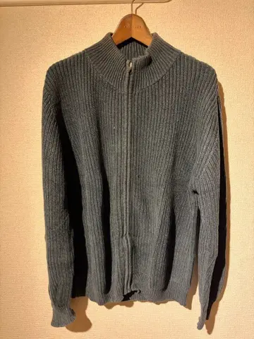 L.L.Bean 그레이 드라이버즈 니트 스웨터 L