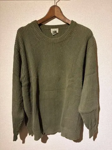 L.L.Bean 올리브 그린 니트 L 사이즈