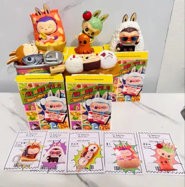 THE MONSTERS 라부부 Wacky Mart 피규어 5체 세트