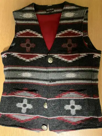 THE FLAT HEAD 담요 네이티브 베스트 사이즈 38