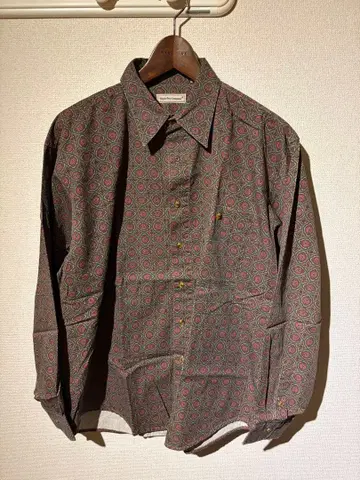 버글 보이 컴퍼니 페이즐리 무늬 셔츠 L 사이즈