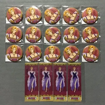BLEACH 마츠모토 란기쿠 web 복권 캔뱃지 클리어 책갈피 세트