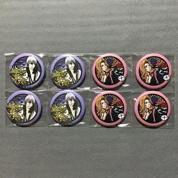 BLEACH 이치마루 긴 마츠모토 란기쿠 와시 캔뱃지 8개 세트