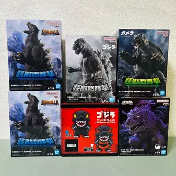 고질라 가메라 피규어 6세트