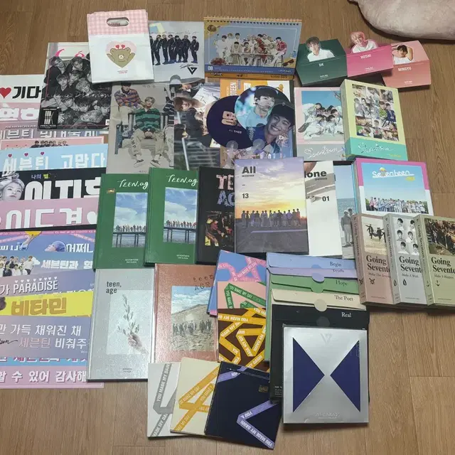 세븐틴 앨범,포카 일괄 판매