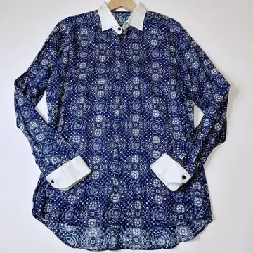 [ 새상품급 최고급 ] 에트로 셔츠 긴팔 ITALY 네이비 41