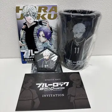 블루 록 에피소드 나기 특전 러버 코스터 드링크 홀더 세트