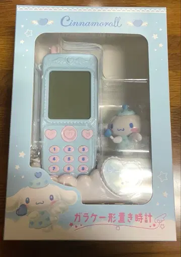 [ 미사용 새상품 ] 시나모롤 폴더폰 모양 탁상시계