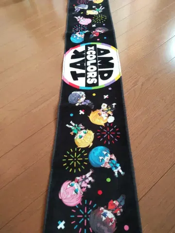 AMPTAKxCOLORS 머플러 타월(무지개 ver.)