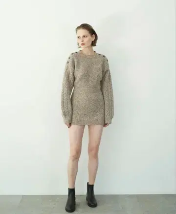 rosarymoon 니트 원피스