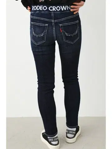 RODEO CROWN 다크 블루 스키니 데님
